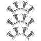 thumbnail image 4 of Handbook Bookbinding Screws for DIY 12Pcs Zinc Alloy Silver Binding Posts, 4 of 5