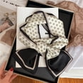 thumbnail image 2 of Elegant Lightweight Silk Scarf for Everyday Style Versatile Fashion Accessory with Delicate Floral Print and Draping, 2 of 3