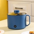 thumbnail image 5 of Olla de Cocina eléctrica Multifuncional Mini Cocina eléctrica pequeña Cocina de Fideos rápida para Dormitorios de Estudiantes Uso Personal CN 220 V Royalblue, 5 of 5