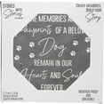 thumbnail image 7 of Pavilion Gift Company 25314 Dog Memorial-7.75" x 7.75" Garden Stone, Gray, White, 7 of 7