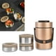 thumbnail image 5 of Termo para comida Caliente, 2000 ml, Acero inoxidable, Portátil, Al Vacío, Interior Diseño, Lonchera Térmica, Reciban Térmicos para El Almuerzo con 3 tazones Pequeñas, 5 of 7