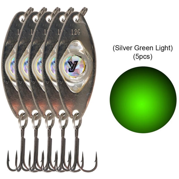 Lámpara de atracción de peces LED Accesorios de lámpara de peces a prueba de agua (luz blanca plateada)