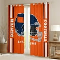 thumbnail image 2 of Erosebridal American Football City Curtains for Living Room,Denver Blackout Curtains Set of 2(38x54),Blue Rugby Helmet Curtains and Drapes(38x54) For Boys,Lightweight Room Decoration, 2 of 6