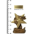 thumbnail image 5 of Star Trophy  Gold Star Award  Employee Superstar Recognition  5 Inch Tall, 5 of 7