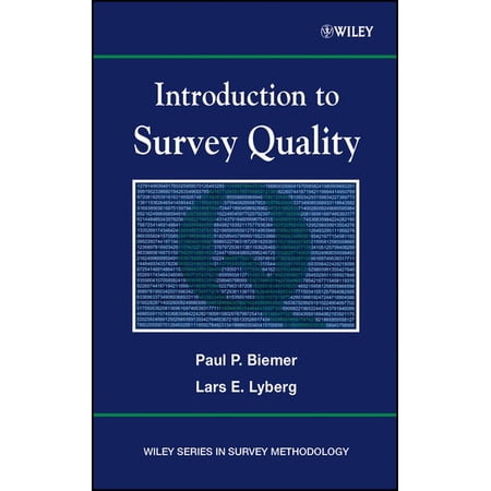 Wiley Survey Methodology Intro to Survey Quality Book 329 (Hardcover)