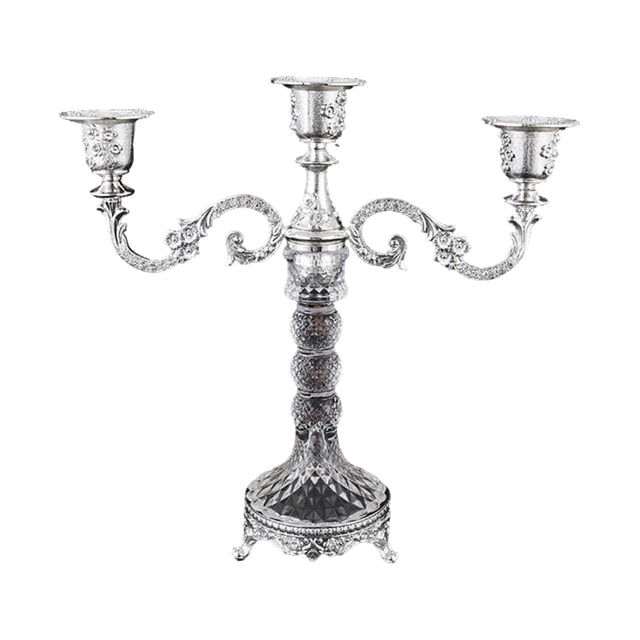 Candle Holders for Candlesticks European Style Metal Candle Holders Candle Light Dinner Prop Romantic Wedding Vintage Table Decoration Display Piece Candle Holders for Table