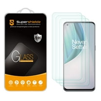 [3-Pack] Supershieldz for OnePlus Nord N10 5G Tempered Glass Screen Protector, Anti-Scratch, Anti-Fingerprint, Bubble Free