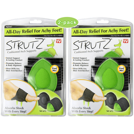 As Seen on TV Strutz Cushioned Arch Supports, (Best Shoes For Arch Support And Cushioning)