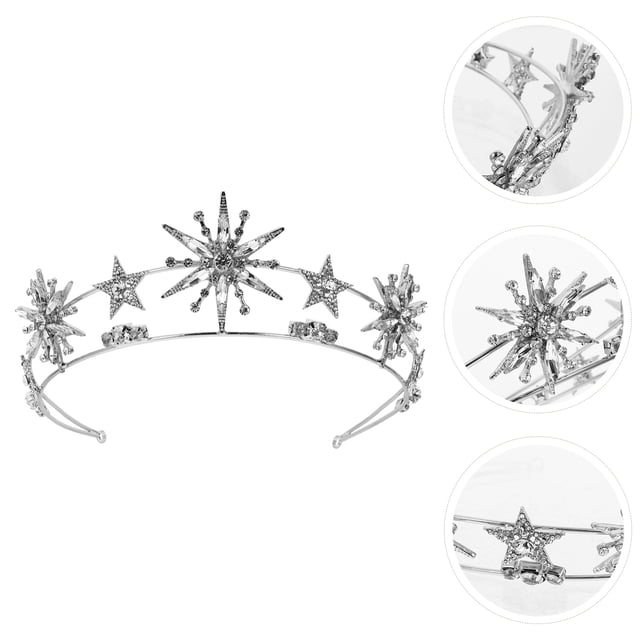 unbranded Tiara De Plata Para Novia Con Delicado Para Vestidos De Y Eventos Destacados