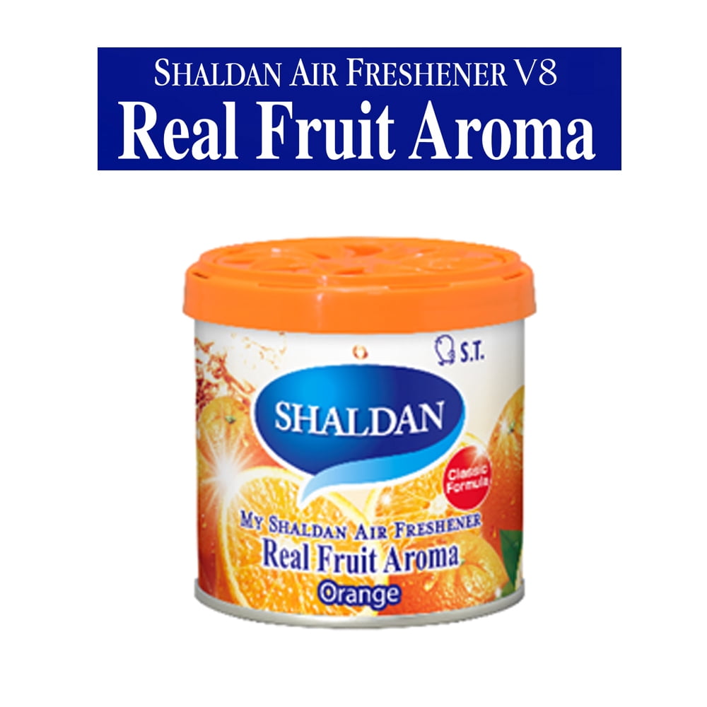 YirehStore My Shaldan Orange Scent 6-cans, Original Classic Formula, Car Cup-holder Natural air freshener, Real Fruit Aroma