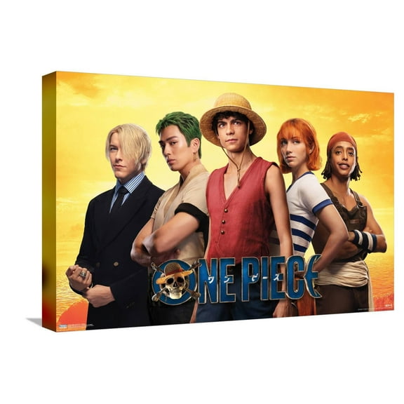 Netflix One Piece - Collage Canvas Wall Poster, 14.725" x 22.375"