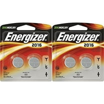 Energizer 2016 Lithium Coin Battery, 2 Pack For Multipurpose - 3 V DC - Lithium (Li) - 2 / Pack