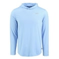 thumbnail image 2 of Men's Cutter & Buck  Powder Blue New York Jets Coastline Epic Comfort Eco Recycled Men's Hooded Shirt, 2 of 3