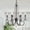 Black, variant on Dawn Whisper Beaded Chandelier 6-Light Pendant Farmhouse French Country Vintage Dimmable for Living Room Bedroom Dining Room