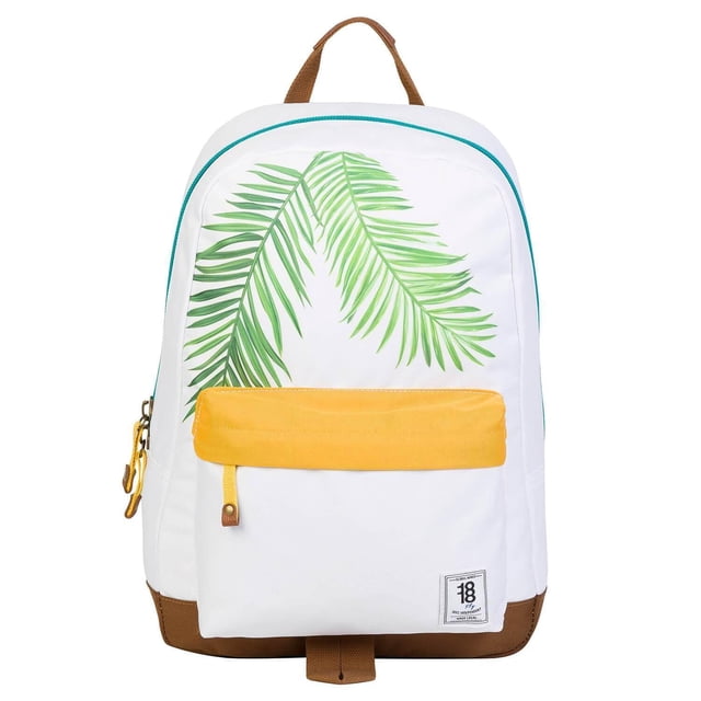Mochila grande blanco 1818 BLOMST con porta tablet 10" 1818 1863239-W