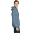 thumbnail image 3 of Port & Company Pigment Dyed Pullover Hooded Sweatshirt-XL (Denim Blue), 3 of 6
