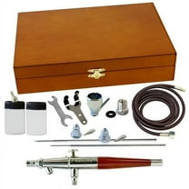 Paasche Airbrush VL-3WC Wood Box Set with VL & All Three Heads