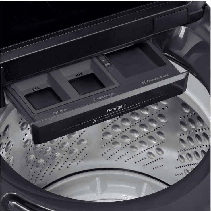 LG WT8200CL 5.0 cu. ft. Mega Capacity Smart Top Load Washer, Impeller, Platinum Black