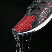 vibdiv Mens Water Shoes - Sports Aqua Shoes Lightweight Outdoor Quick Drying Red 8.5