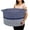Blue, variant on Extra Large Cotton Rope Basket 22" x 14"| Toy Basket
