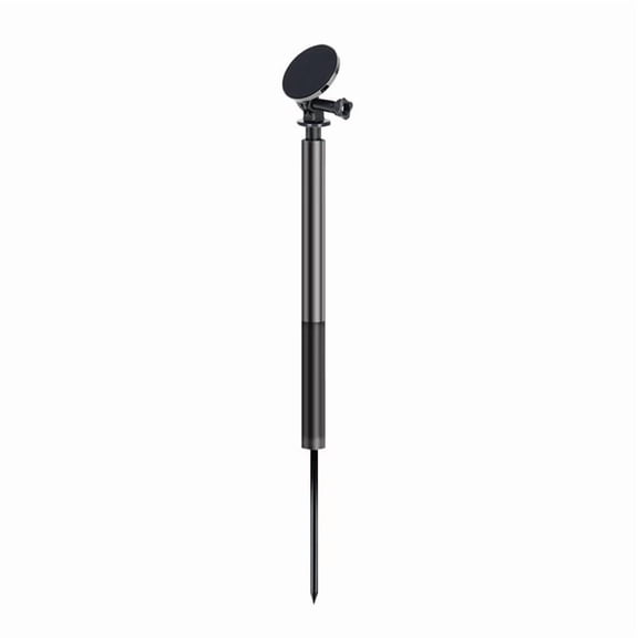 Golf Monopod Magnetic Selfie Stick with Spike Stake,Outdoor Swing Fishing Insertion Photography Selfie Stick Accessories,1 * Golf Monopod Selfie Stick,Black