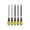 multicolor C, variant on NDJPAHJ 5 Pcs Metal File Set High Carbon Steel Hand Files With - Handle Flat Half Round Triangular Round Files For Wood Metal Polishing
