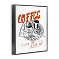 thumbnail image 2 of Stupell Industries Eclectic Coffee Love At First Sip Black Framed Giclee Art, 16 x 20, by The Prints Vibe, 2 of 8