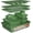 Green, variant on Stackable 6-Piece Deluxe Non-Stick Bakeware Set with White Stone Coating for Home and Professional Baking