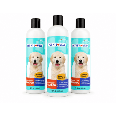 Pet N' Lovely Whitening Care Shampoo, 12 fl oz 3 Pack