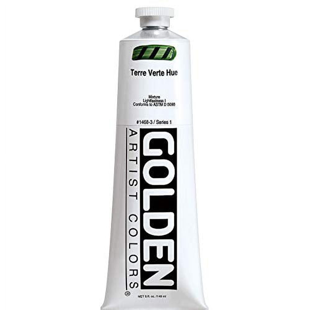 Golden Heavy Body Artist Acrylics - Terre Verte Historic Hue, 5 oz Tube