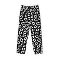 thumbnail image 4 of Xecao Black Leopard Men's Straight Lounge Pajama Pants: The Ultimate in Comfortable Sleepwear, 4 of 9
