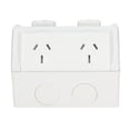 thumbnail image 2 of Waterproof Socket 3 Hole Power Outlet Receptacle AU Standard 220V 15A for Outdoor, 2 of 8