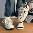 thumbnail image 5 of CHICVOMEY Platform Sneakers for Women Trendy Chunky Retro Y2K Walking Shoes Cute Casual Fashion Soft Comfort Thick Sole Outdoor Travel Shoes for Girls, 5 of 6
