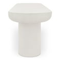 thumbnail image 3 of Moe's Home Collection Rocca Bench Concrete White, 3 of 8