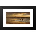 thumbnail image 2 of Albert Flamm 18x11 Black Modern Framed Museum Art Print Titled - Crab Fishermen on the Beach, 2 of 5