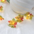 thumbnail image 3 of Maple Leaves String Lights 4m/13.12ft 40LEDs Twinkle Hanging Lighting Decorations for Christmas Halloween, 3 of 10