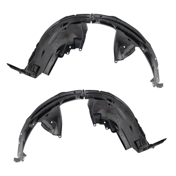TRQ Front Inner Fender Liner Set Fits Select 2017-2020 Nissan Rogue NI1248158 NI1249158