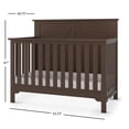 thumbnail image 7 of Child Craft Woodland 4-in-1 Convertible Crib, Shiplap Panel Design, 3 Mattress Heights, Brushed Truffle, 7 of 7
