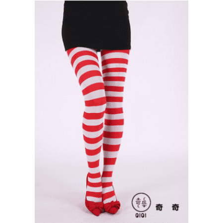 

Spring hue Women s Striped Tights Opaque Microfiber Stockings Nylon Footed Pantyhose Nylon Striped Tights