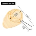 thumbnail image 3 of Cotton Filter Strainer Bag with Stainless Steel Frame for Beverage Preparation Easy No Zipper, 3 of 8