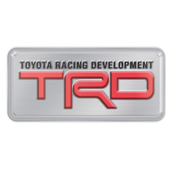 Toyota TRD Aluminum Automotive Decal