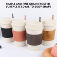 thumbnail image 4 of Yuarrent Taza de café de trigo, taza de té con tapa, tazas para el hogar montadas en el vehículo, barra de sellado, botella, bebida, viaje al aire Cocina y Comedor Negro Yuarrent HA081640-04, 4 of 6