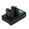 thumbnail image 2 of XYCCA 2PCS for Gopro AHDBT-501 Camera Li-ion Batteries LCD Dual Slot Display Charger USB Cable-082002, 2 of 5