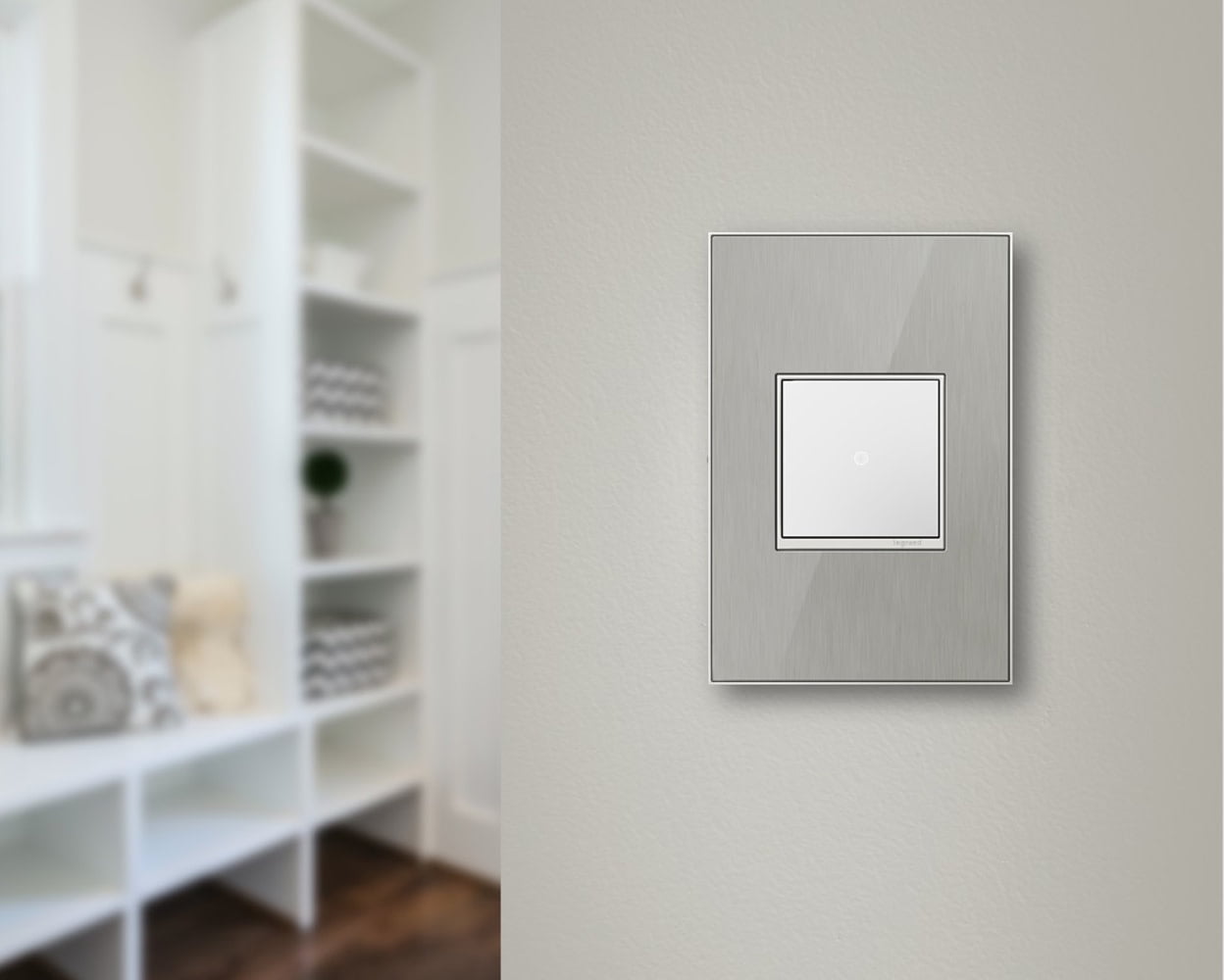 legrand awm1g24 adorne 1 gang 3-7/16" wide wall plate