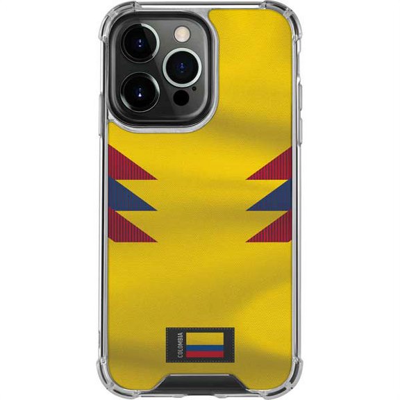 Skinit Countries of the World Colombia Soccer Flag iPhone 13 Pro Clear Case