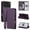 Purple, variant on Sanwo for iPhone 18 Pro Wallet Case with RFID Blocking, Card Holder & Cash Slot, PU Leather Flip Cover with Wrist Strap,Shockproof Protective Case, Purple