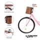 thumbnail image 2 of Bicicleta Urbana R26 Con Canasta Frenos De Pinza Marco De Acero Vintage Xtreme Life rosa, 2 of 7