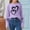 Purple, variant on Cethrio Girls Long Sleeve Tops Size 7-8, Pullover Crew Neck Spring Casual Graphic Tees Pink