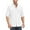 White, variant on POENTAB Work Shirts for Men Quick Dry Roll Sleeve Sun Protection Beach Shirt Button Up Travel Fishing Tops With Pockets