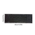 thumbnail image 2 of sweethay Dispositivo de entrada de teclado para portátil, tablero de teclas de protección contra el polvo, teclados de oficina en casa, reemplazo de Juegos de teclado y mouse para computadora, 2 of 6